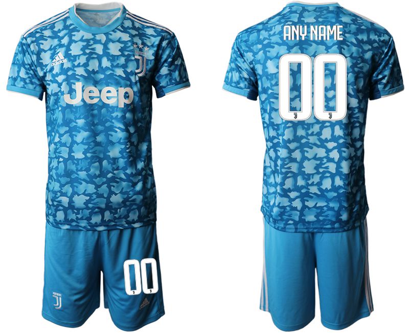 Men 2019-2020 club Juventus FC away customized blue Soccer Jerseys->tottenham jersey->Soccer Club Jersey